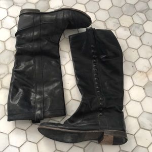 Frye 76121 Women’s Riding Boots Black Size 8.5
